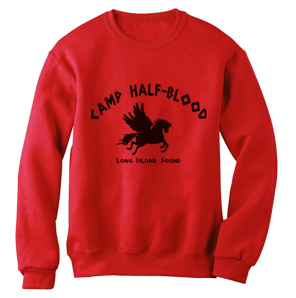 CAMP HALFBLOOD Sweatshirt Long Island Pegasus Percy Jackson New York Jumper Top eBay