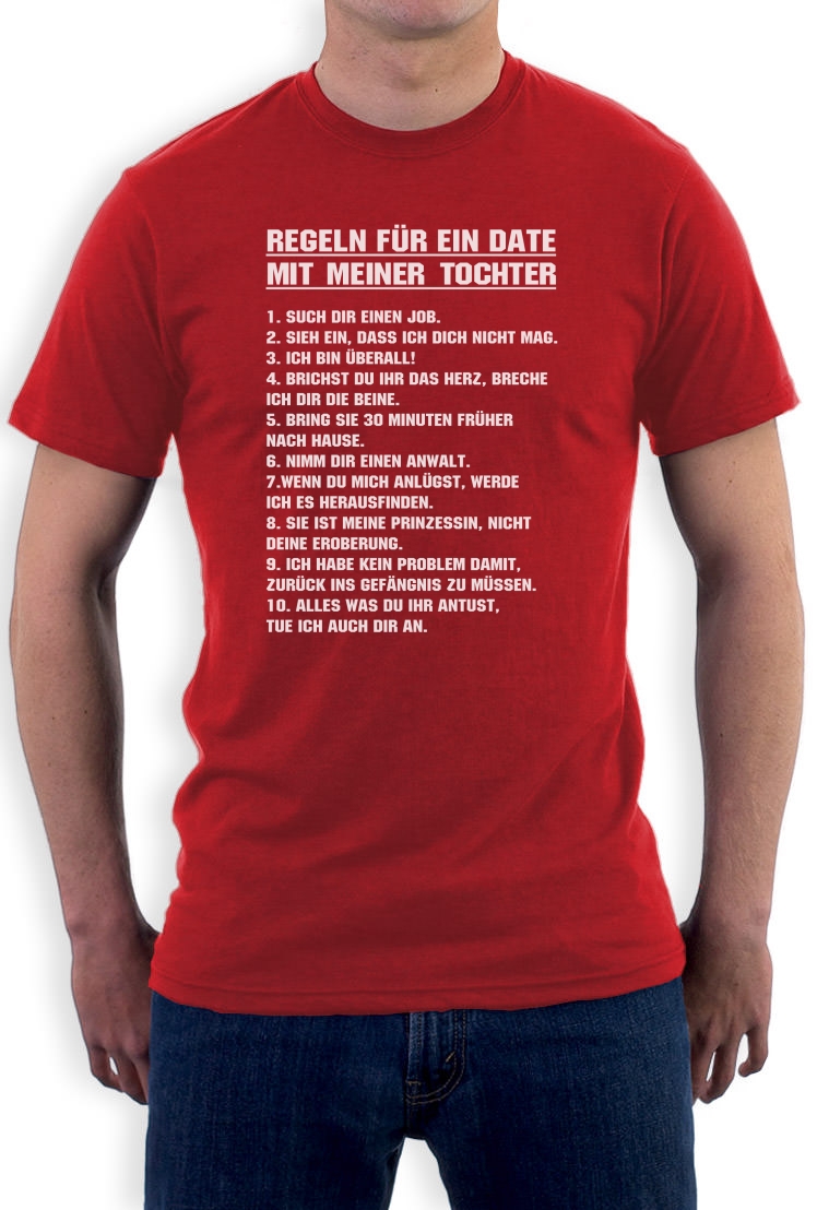 Rules for dating my daughter t shirt for sale-in-Drummond