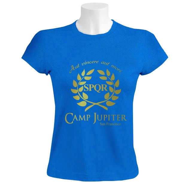 CAMP HALFBLOOD Branches Women TShirt CAMP JUPITER SPQR SciFi Percy