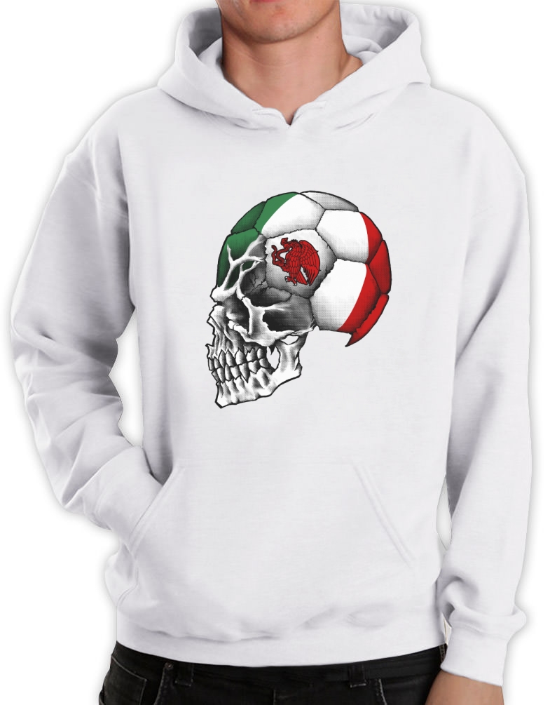 Mexico Flag Copa America Skull Hoodie soccer football national team fan