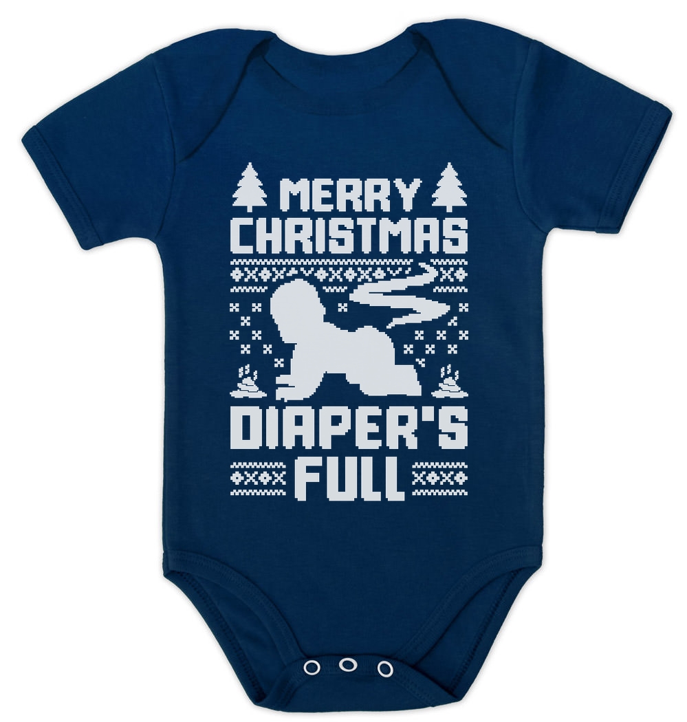 Baby Ugly Christmas Sweater Onesie 