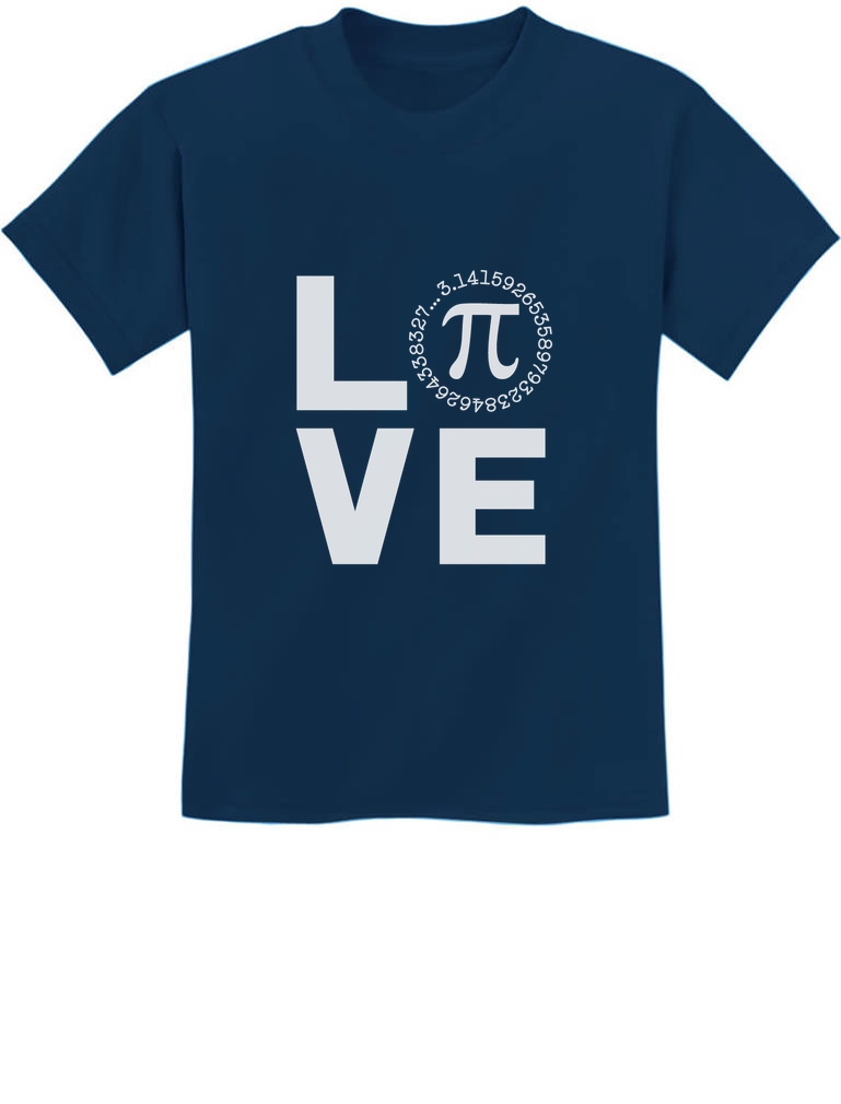 Pizza Pi Youth Long Sleeve T-Shirt Cute Funny Math Symbol Nerd Pie Gift