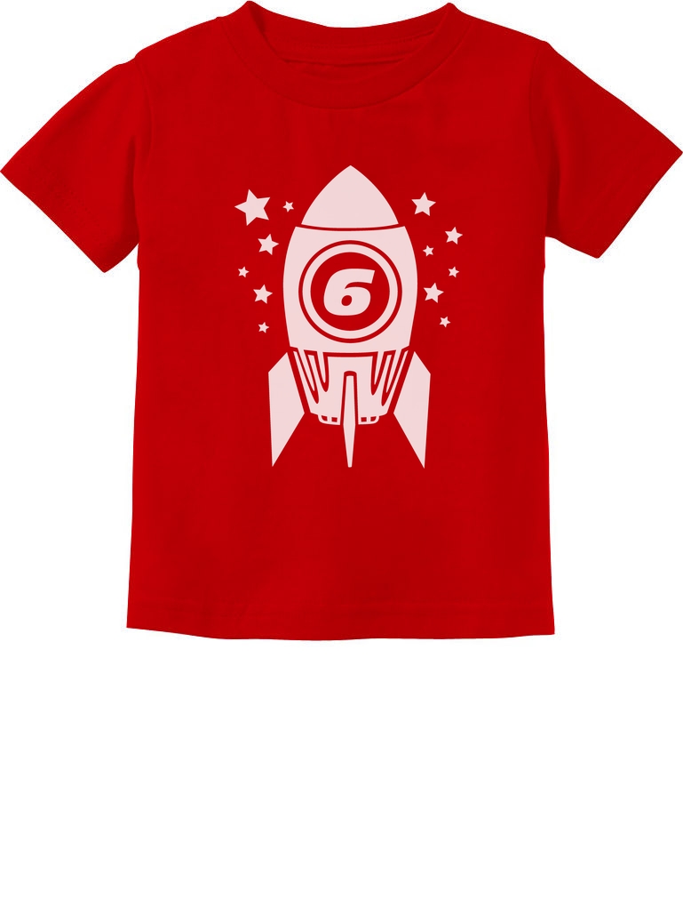 Gift for Three Year Old 3rd Birthday Space Rocket Youth Kids T-Shirt Cute