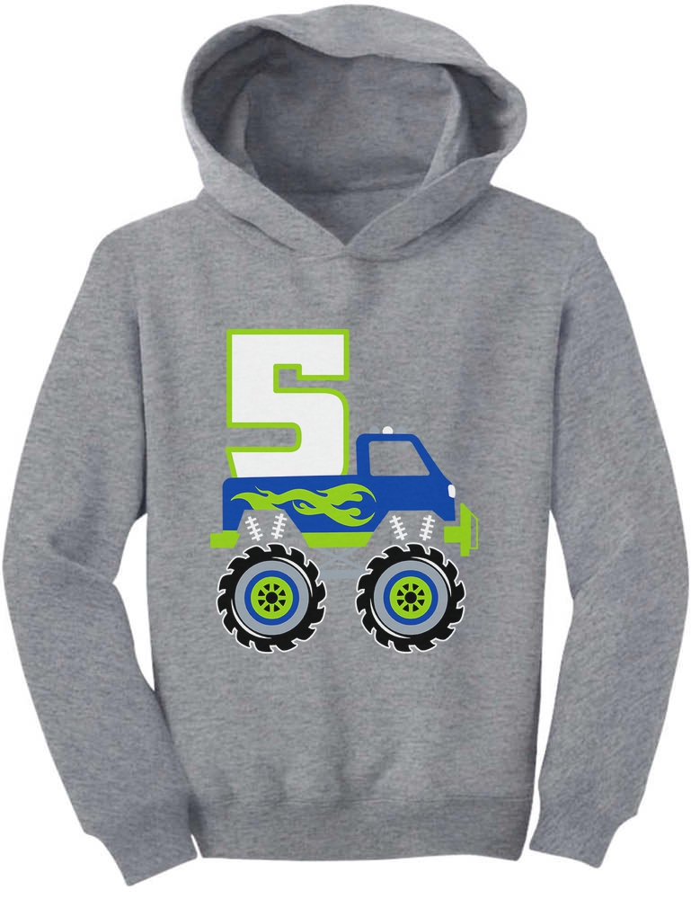 Gift For 5 Year Old Boy Football 5th Birthday Toddler Hoodie Bday