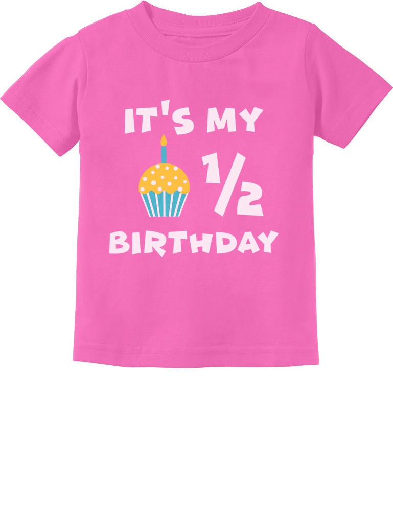 half birthday t shirt for baby boy