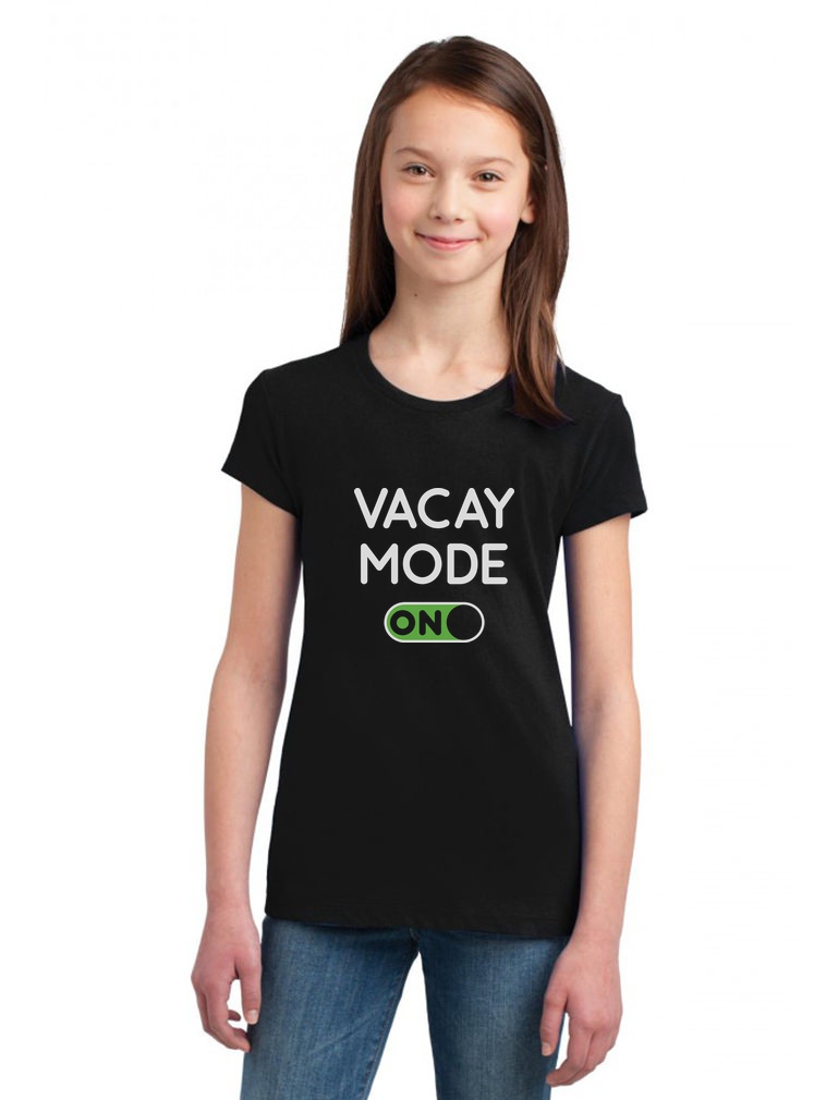 Vacay Mode Summer Fashion Pineapple Vacation Youth Kids T-Shirt Gift Idea