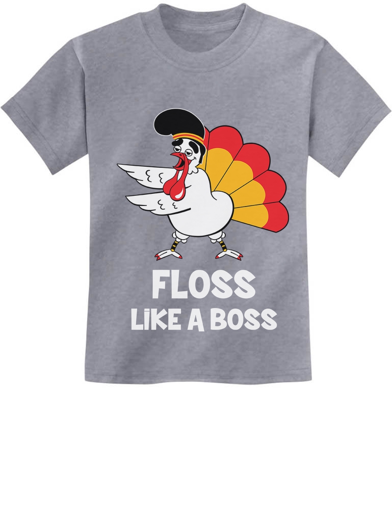 Thanksgiving Funny Turkey Dab Dabbing Toddler//Kids Sweatshirt Tstars