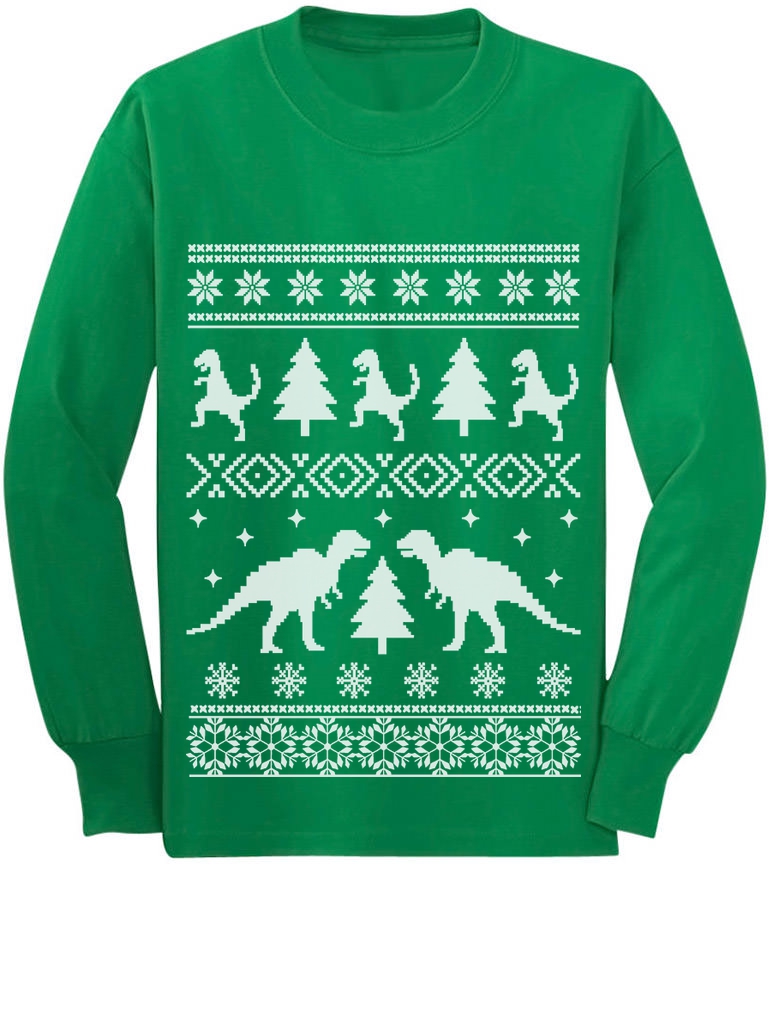 Details about Trex Dinosaur Ugly Dino Christmas Holiday ToddlerKids Long sleeve T Shirt T rex Details about Trex Dinosaur Ugly Dino Christmas Holiday ToddlerKids Long sleeve T Shirt T rex